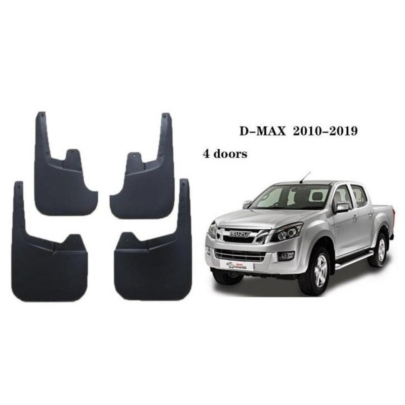 Car Craft Compatible With Isuzu D-max 2010-2019 Car Tyre Mudflaps Mud Flap Mud Guard Fender Splash Guard Is3002 CC-7360 - CAR CRAFT INDIA
