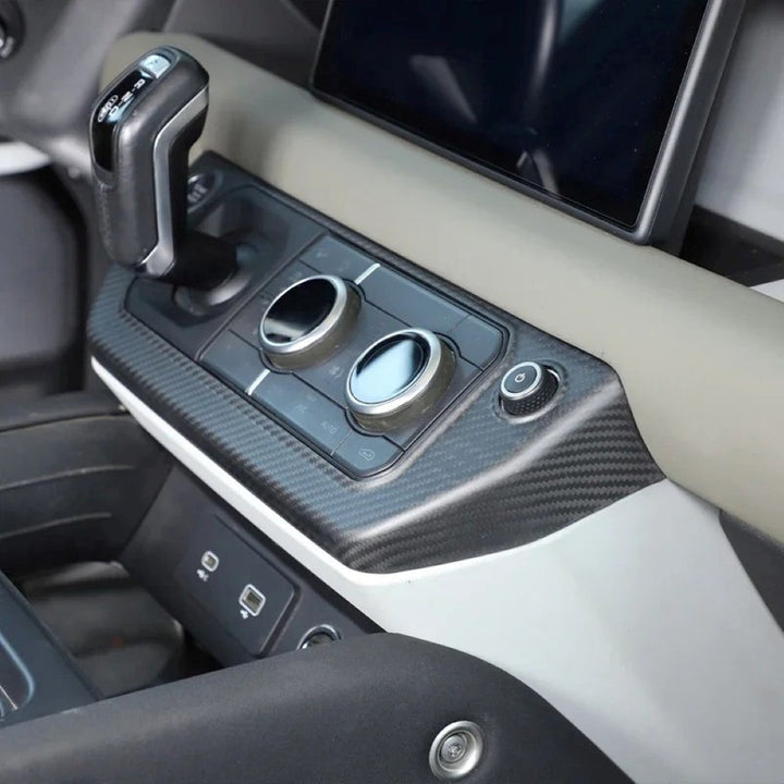 Car Craft Compatible With Range Land Rover Defender 90 110 L663 Lr129997 2020+ Car Center Console Gear Shift Dashboard Button Frame Trim Cover Gloosy Black - CAR CRAFT INDIA