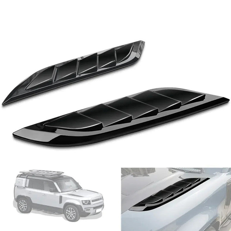 Car Craft Compatible With Range Land Rover Defender 90 110 L663 Lr129997 2020+ Bonnot Hood Air Vent Trim Flap Model B - CAR CRAFT INDIA