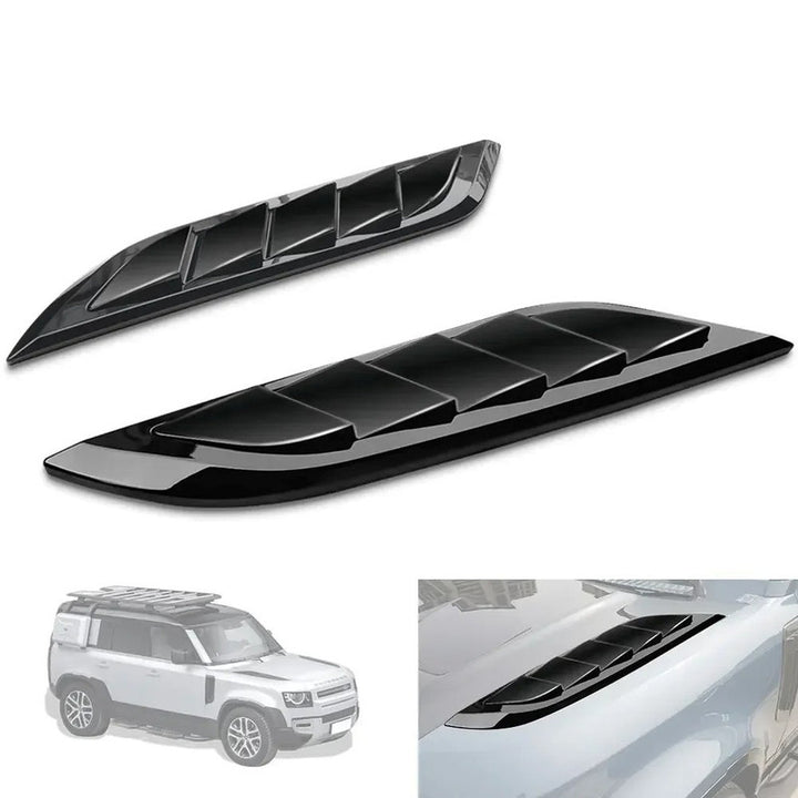 Car Craft Compatible With Range Land Rover Defender 90 110 L663 Lr129997 2020+ Bonnot Hood Air Vent Trim Flap Model B - CAR CRAFT INDIA