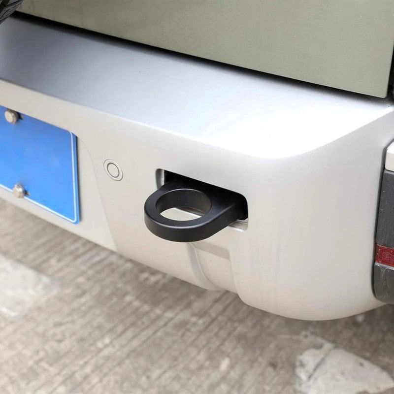 Car Craft Compatible With Range Land Rover Defender 90 110 L663 Lr129997 2020+ Rear Bumper Heavy Duty Trailer Hitch Tow Towing Hook Black - CAR CRAFT INDIA