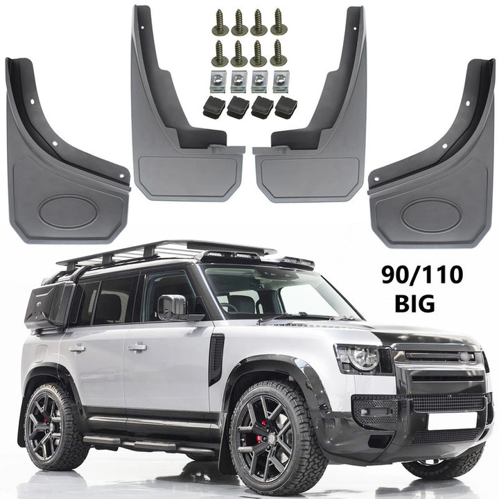 Car Craft Compatible With Range Land Rover Defender 90/110 L663 Lr129997 2020+ Mudflaps Mud Flaps Splash Car Fender Mudguard Big - CAR CRAFT INDIA