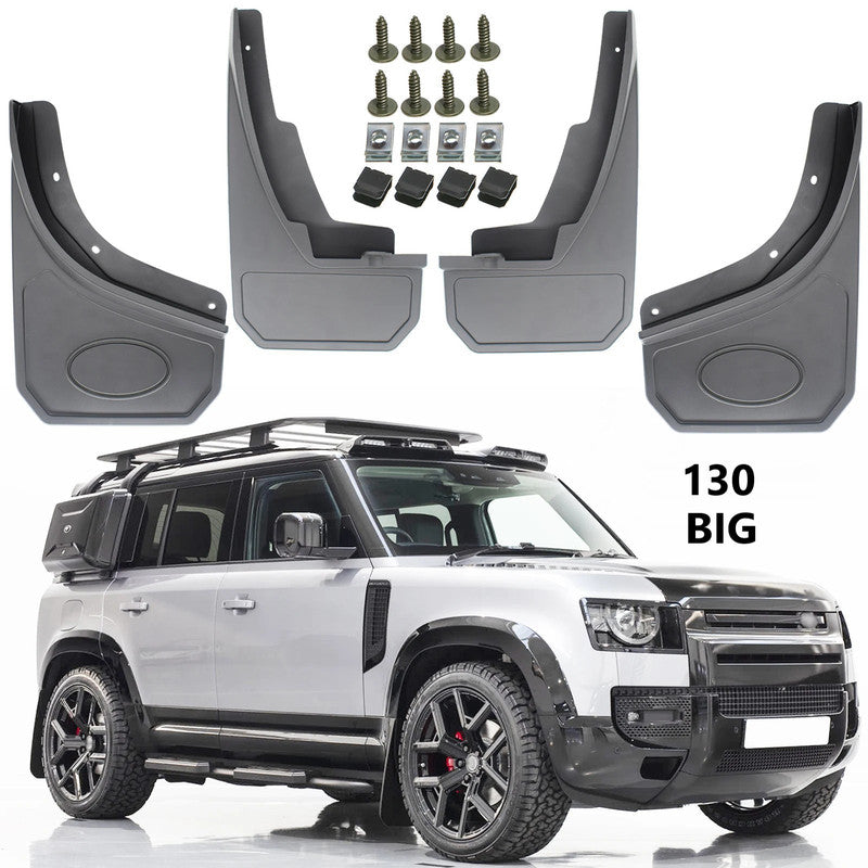 Car Craft Compatible With Range Land Rover Defender 130 L663 Lr129997 2020+ Mudflaps Mud Flaps Splash Car Fender Mudguard Big - CAR CRAFT INDIA