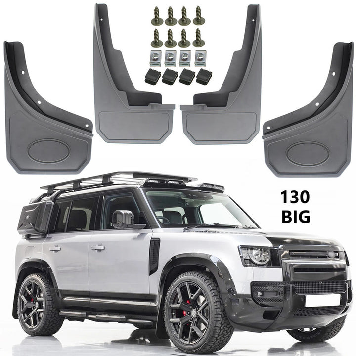 Car Craft Compatible With Range Land Rover Defender 130 L663 Lr129997 2020+ Mudflaps Mud Flaps Splash Car Fender Mudguard Big - CAR CRAFT INDIA
