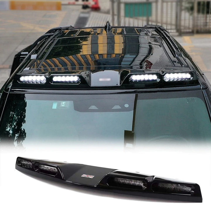 Car Craft Compatible With Range Land Rover Defender 90 110 130 L663 Lr129997 2020+ Front Roof Lamp Spotlight Roof Spoiler Wing Dome Led Light Bar Drl - CAR CRAFT INDIA