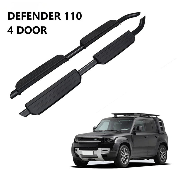 Car Craft Compatible With Range Land Rover Defender 110 L663 Lr129997 2020+ Non-slip Fixed Side Step Running Board Black 4 Door - CAR CRAFT INDIA