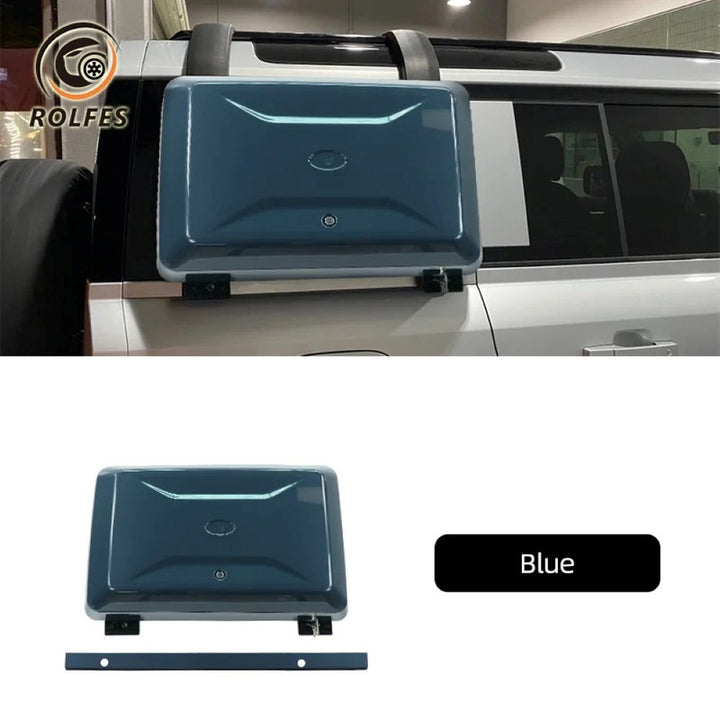 Car Craft Compatible With Range Land Rover Defender 90 110 L663 Lr129997 2020+ Side Window Schoolbag External Hanging Device Luggage Storage Box Toolbox Small Schoolbag Blue - CAR CRAFT INDIA