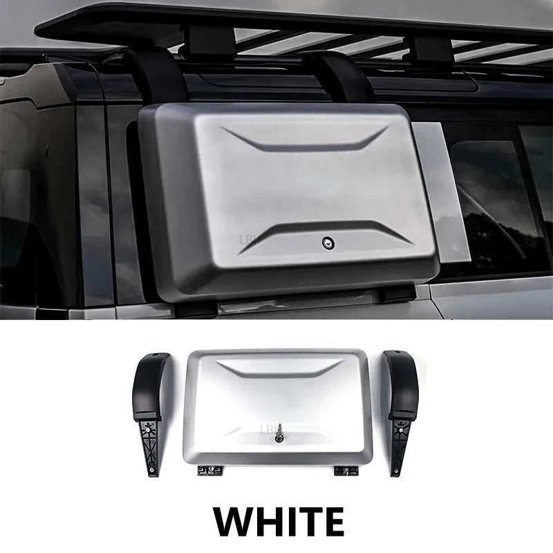Car Craft Compatible With Range Land Rover Defender 90 110 L663 Lr129997 2020+ Side Window Schoolbag External Hanging Device Luggage Storage Box Toolbox Small Schoolbag White - CAR CRAFT INDIA