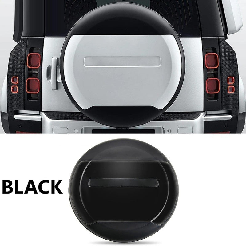 Car Craft Compatible With Range Land Rover Defender 90 110 L663 Lr129997 2020+ Rear Trunk Spare Wheel Tire Guard Protective Cover Black - CAR CRAFT INDIA