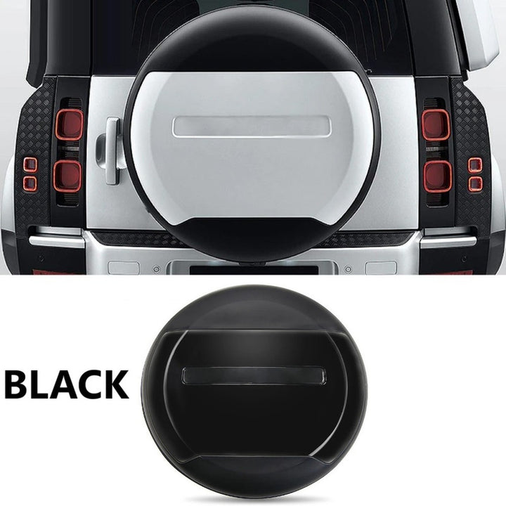 Car Craft Compatible With Range Land Rover Defender 90 110 L663 Lr129997 2020+ Rear Trunk Spare Wheel Tire Guard Protective Cover Black - CAR CRAFT INDIA