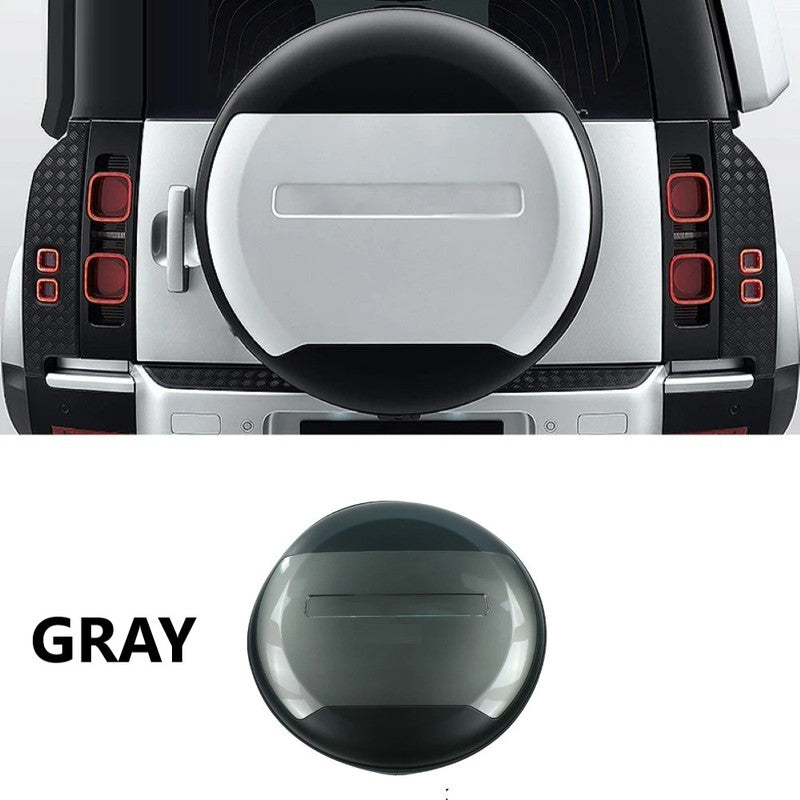 Car Craft Compatible With Range Land Rover Defender 90 110 L663 Lr129997 2020+ Rear Trunk Spare Wheel Tire Guard Protective Cover Gray - CAR CRAFT INDIA