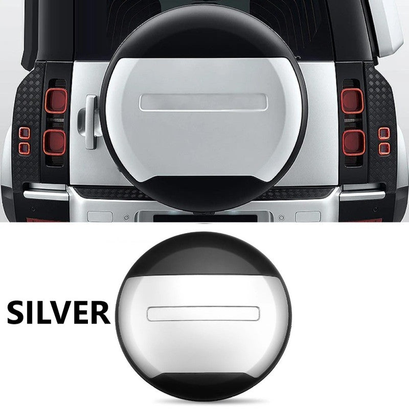 Car Craft Compatible With Range Land Rover Defender 90 110 L663 Lr129997 2020+ Rear Trunk Spare Wheel Tire Guard Protective Cover Silver - CAR CRAFT INDIA