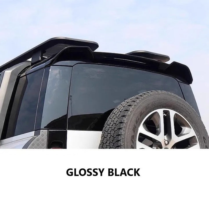 Car Craft Compatible With Range Land Rover Defender 90/110 L663 Lr129997 2020+ Rear Roof Top Wing Lip Spoiler Splitter Skirt Boot Glossy Black B - CAR CRAFT INDIA