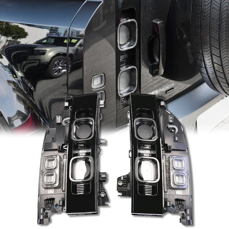 Car Craft Compatible With Range Land Rover Defender 90 110 L663 Lr129997 2020+ Car Rear Upgraded Tail Light Lamp Xenon Taillight Retrofit Upgrade Modified Led Drl Hid Smoke - CAR CRAFT INDIA