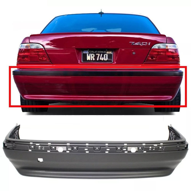 Car Craft Compatible With Bmw 7 Series E38 1995-2021 Rear Bodykit Bumper