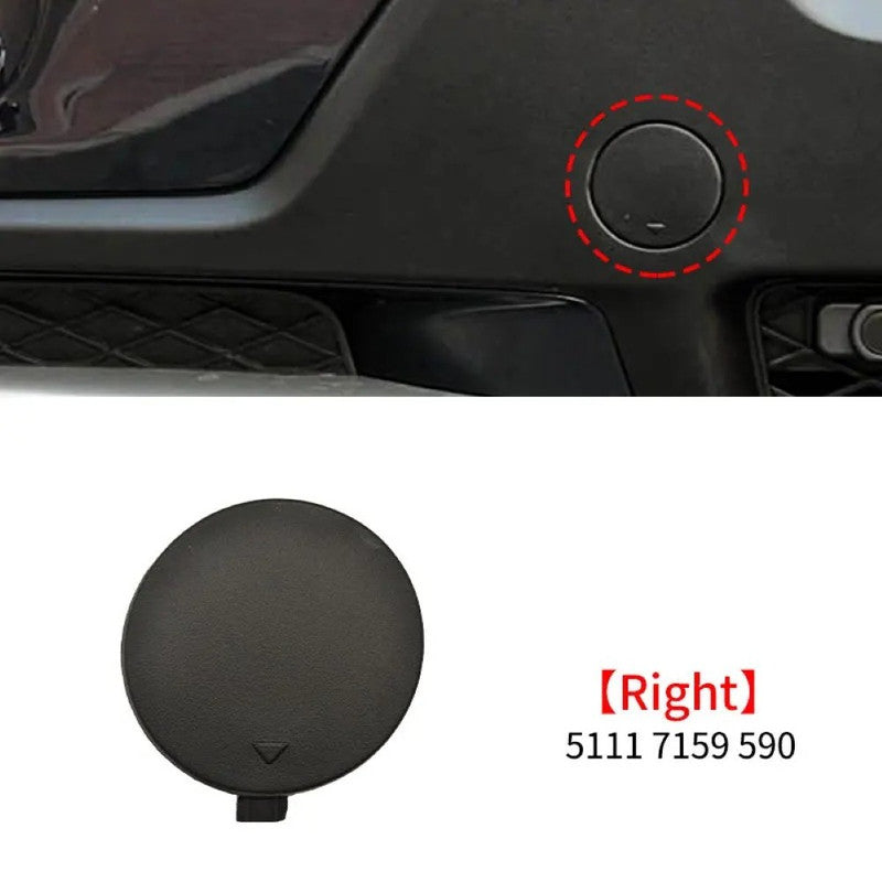 Car Craft Compatible With Bmw X5 E70 2006-2010 Front Bumper Tow Hook Towing Tochan Trailer Cover 51117159590 Unpainted Right - CAR CRAFT INDIA