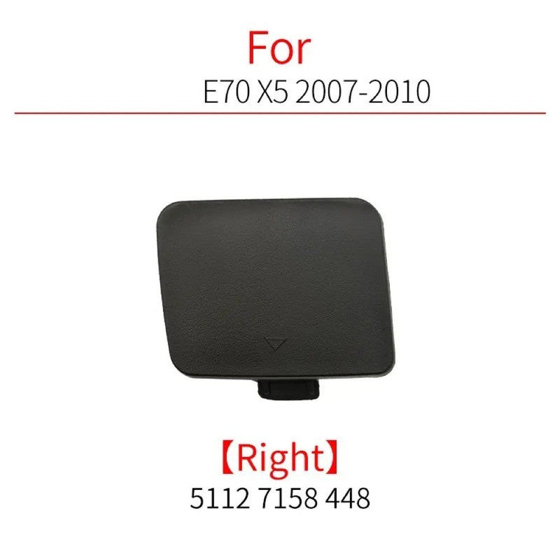 Car Craft Compatible With Bmw X5 E70 2006-2010 Rear Bumper Tow Hook Towing Tochan Trailer Cover 51127158448 Unpainted Right - CAR CRAFT INDIA