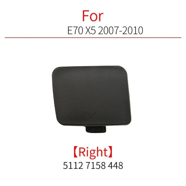 Car Craft Compatible With Bmw X5 E70 2006-2010 Rear Bumper Tow Hook Towing Tochan Trailer Cover 51127158448 Unpainted Right - CAR CRAFT INDIA