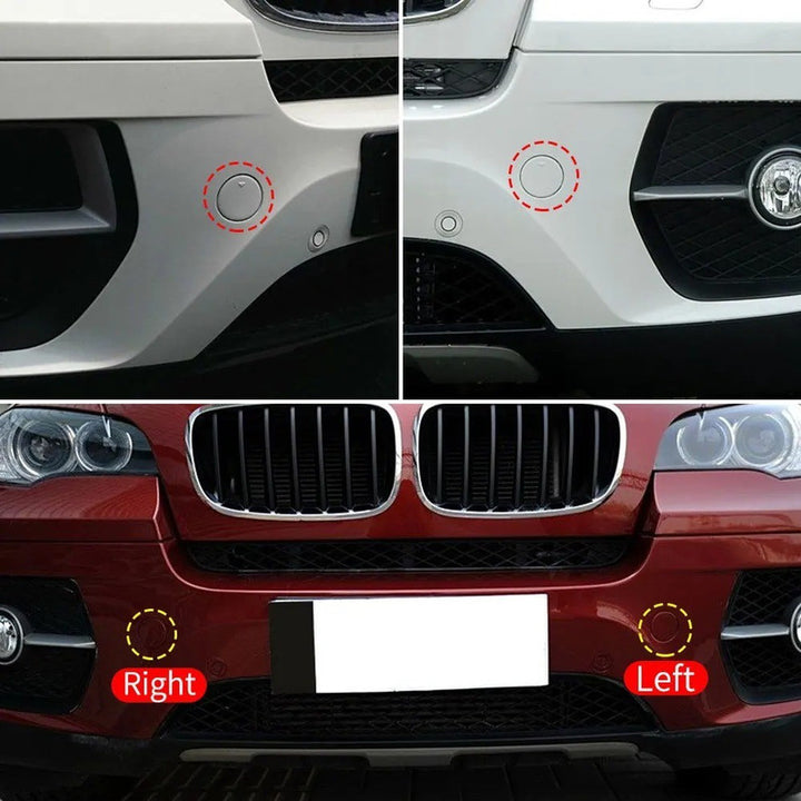 Car Craft Compatible With Bmw X6 E71 2006-2014 Front Bumper Tow Hook Towing Tochan Trailer Cover 51117074460 Unpainted Right - CAR CRAFT INDIA