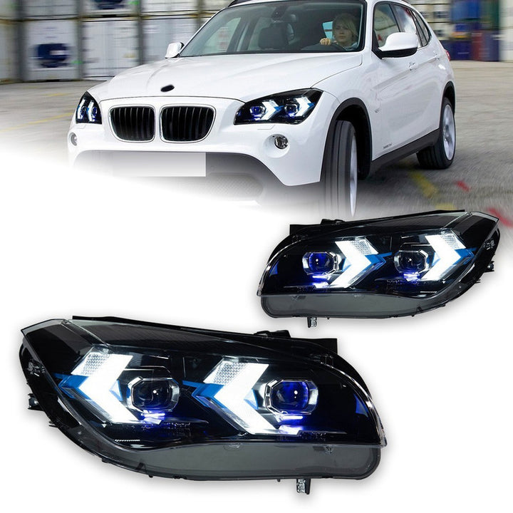 Car Craft Compatible With Bmw X1 E84 2010-2015 Car Front Upgraded Head Light Lamp Xenon Headlight Retrofit Upgrade Modified Led Drl Hid G Series Style For Helogen Car