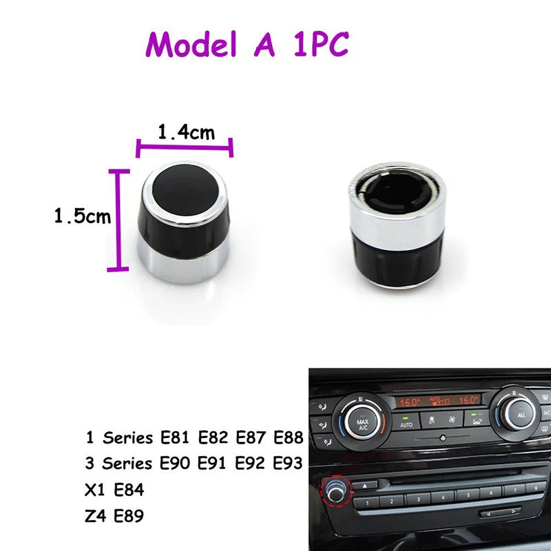 Car Craft Compatible With Bmw 1 Series E81 E82 E87 E88 2007-2011 3 Series E90 E91 E92 E93 2005-2012 X1 E84 2009-2015 Z4 E89 2009-2015 Car Radio Cd Player Volume Button Knob 65129114289 Model A CC-7826