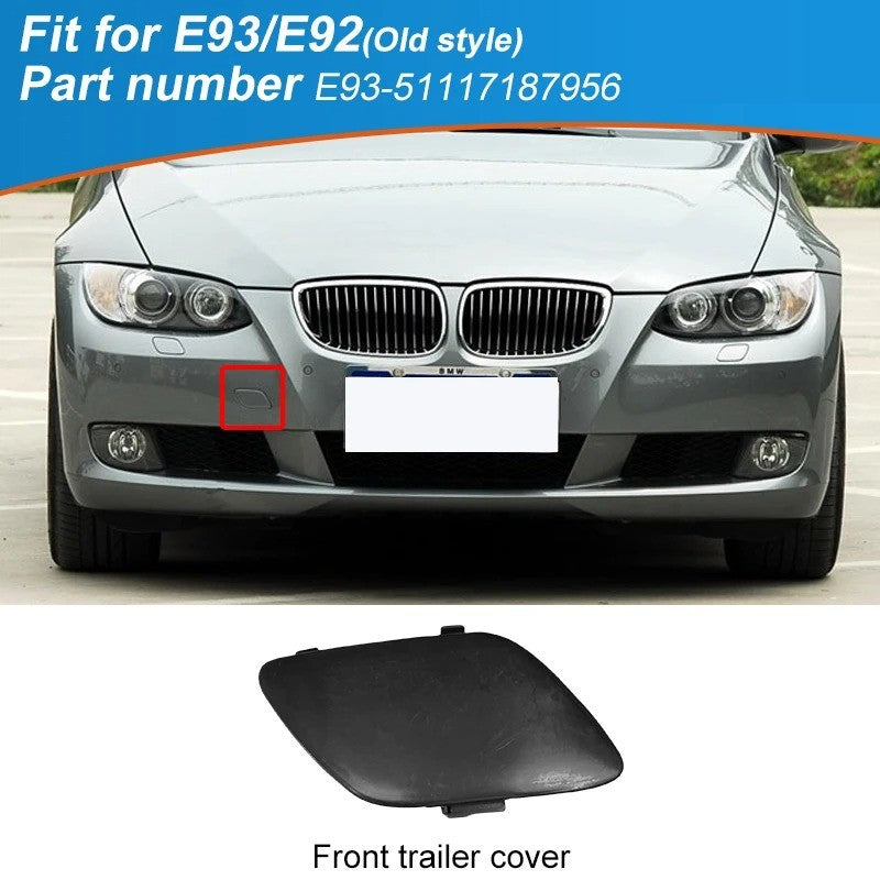 Car Craft Compatible With Bmw 3 Series E92 E93 M3 M4 2007-2010 M Sport Front Bumper Tow Hook Towing Tochan Trailer Cover 51117187956 Unpainted Usa - CAR CRAFT INDIA