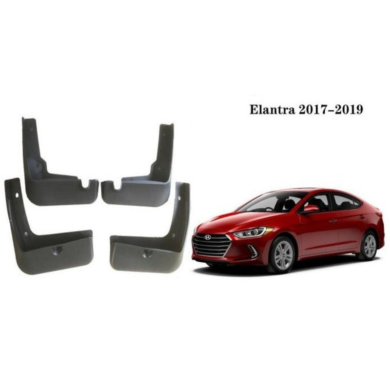 Car Craft Compatible With Hyundai Elatra 2017-2019 Car Tyre Mudflaps Mud Flap Mud Guard Fender Splash Guard Ty-ht1011 CC-7608 - CAR CRAFT INDIA