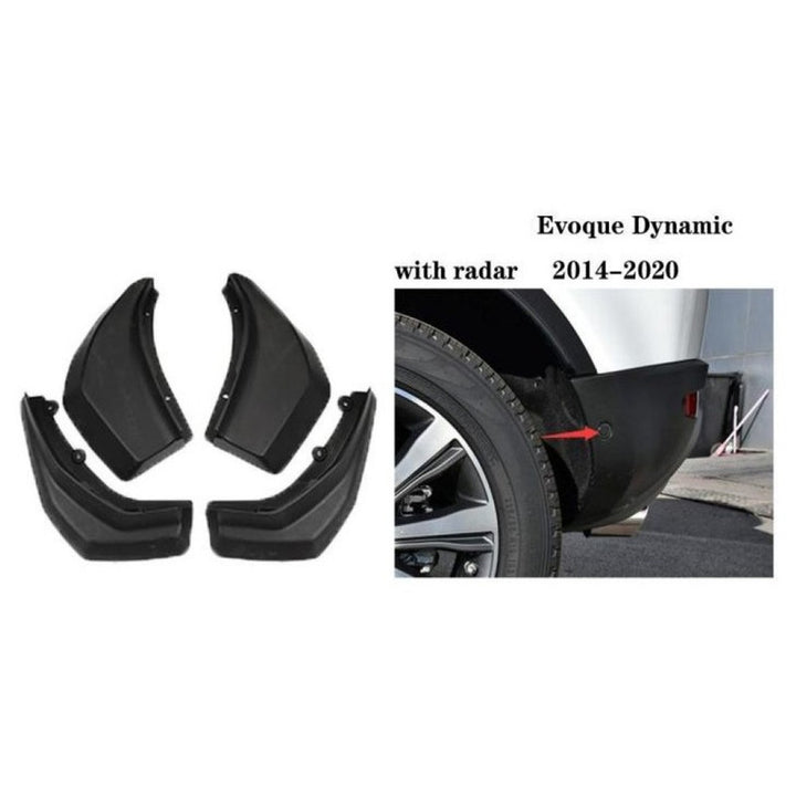 Car Craft Compatible With Land Range Rover Evoque Dymamic With Radar 17-20 Car Tyre Mudflaps Mud Flap Mud Guard Fender Splash Guard Ty-lr2011 CC-7622 - CAR CRAFT INDIA