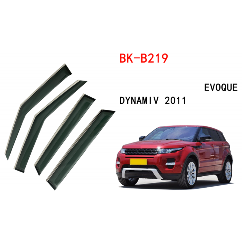 Car Craft Compatible With Range Land Rover Evoque 2011+ Rain Shine Side Window Wind Deflectors Rain Sun Guard Door Visor Doorvisor Deflector Visor Shades Ventvisor Strip CC-7707 - CAR CRAFT INDIA