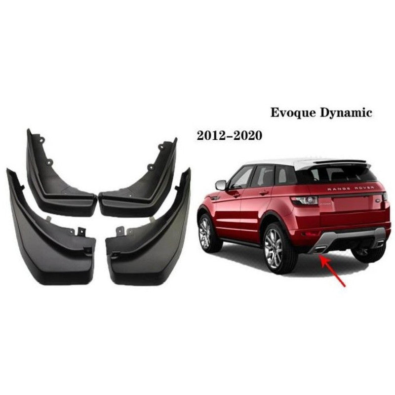Car Craft Compatible With Land Range Rover Evoque 2012-2020 Dynamic Car Tyre Mudflaps Mud Flap Mud Guard Fender Splash Guard Lr2009 CC-7533 - CAR CRAFT INDIA