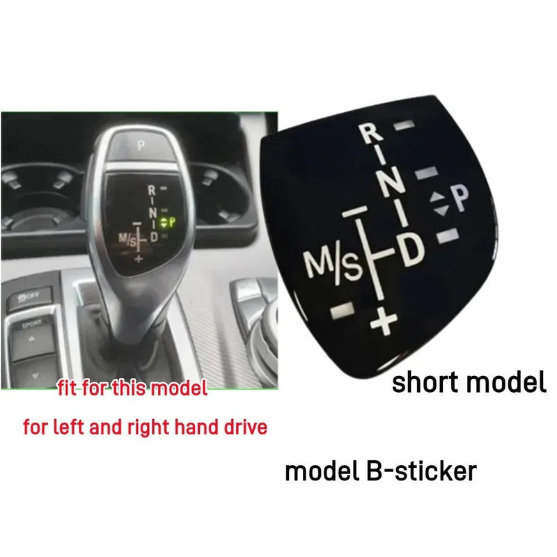 Car Craft Compatible With Bmw 1 2 3 4 5 6 7 Series F20 F30 F34 Gt 2013-2018 F34 F10 Gt F06 F12 F01 F02 X3 F25 X4 F26 X5 X6 F15 F16 Gear Lever Knob Cover Sticker Trim 61319252141-a1 CC-7807 - CAR CRAFT INDIA