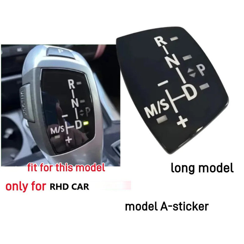 Car Craft Compatible With Bmw 1 2 3 4 5 6 7 Series F20 F30 F34 Gt 2013-2018 F34 F10 Gt F06 F12 F01 F02 X3 F25 X4 F26 X5 X6 F15 F16 Gear Lever Knob Cover Sticker Trim 61319252141-b1 CC-7805 - CAR CRAFT INDIA