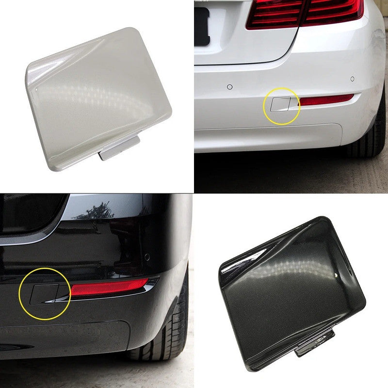 Car Craft Compatible With Bmw 5 Series F10 Lci 2014-2017 Rear Bumper Tow Hook Towing Tochan Trailer Cover 51127332776 Unpainted A - CAR CRAFT INDIA