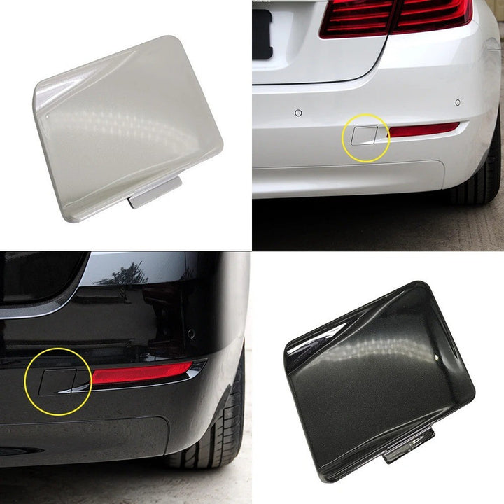 Car Craft Compatible With Bmw 5 Series F10 Lci 2014-2017 Rear Bumper Tow Hook Towing Tochan Trailer Cover 51127332776 Unpainted A - CAR CRAFT INDIA