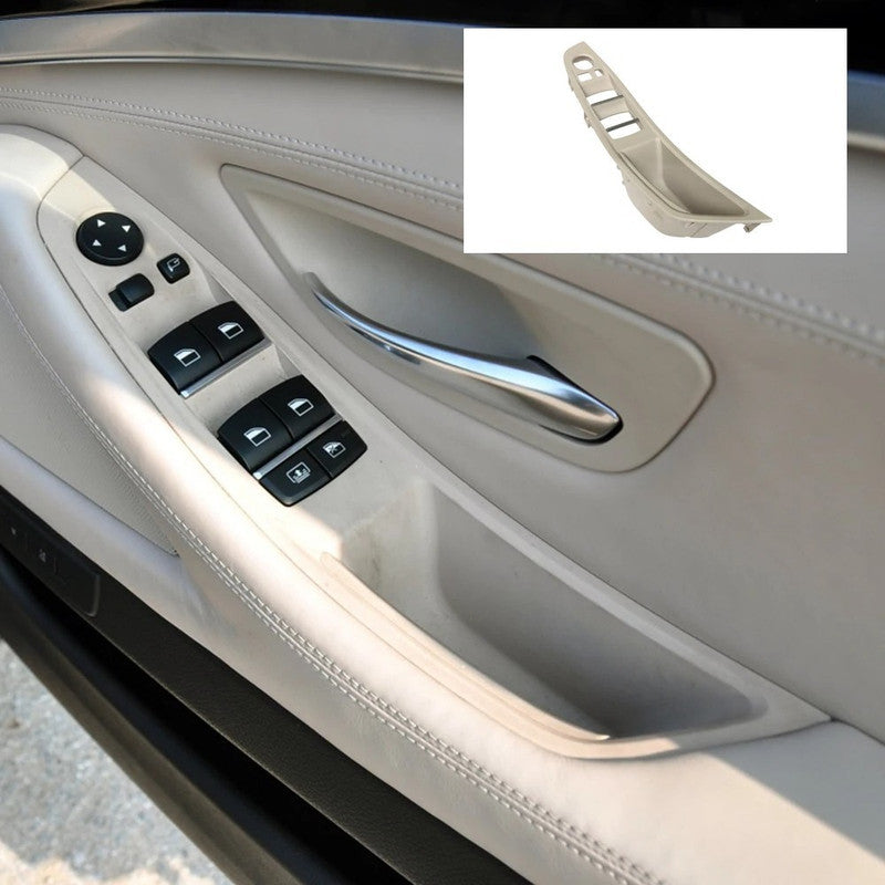 Car Craft Compatible With Bmw 5 Series F10 2010-2017 Car Interior Door Armrest Inside Pull Handle Driver Side Oyester 51417225880 Rhd Model A CC-7877 - CAR CRAFT INDIA