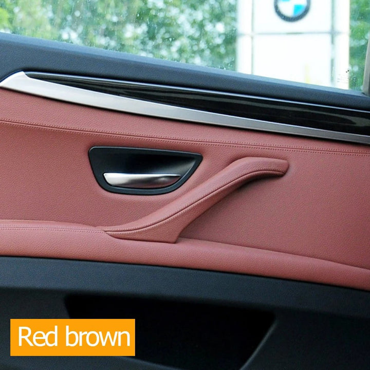Car Craft Compatible With Bmw 5 Series F10 2010-2017 Car Interior Door Armrest Inside Pull Handle Single Handle Left Red Brown 51417261954l Rhd Model A CC-7890 - CAR CRAFT INDIA
