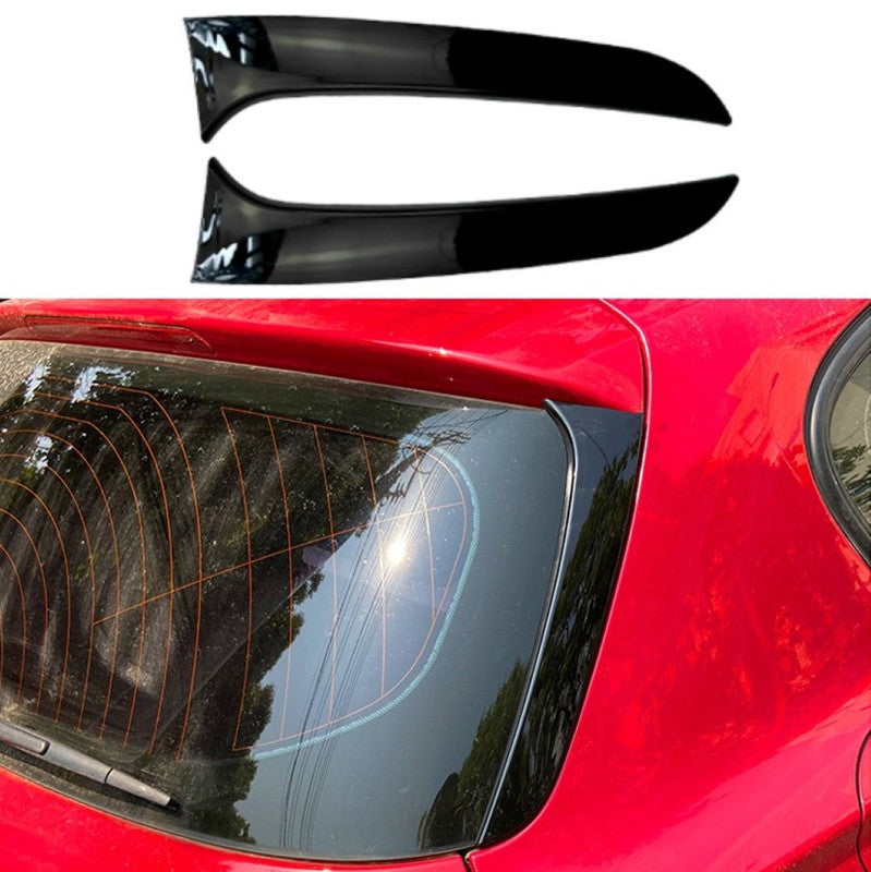 Car Craft Compatible With Bmw 1 Series F20 2011-2019 Rear Side Spoiler Splitter Skirst Glossy Black Zst-127 Gb