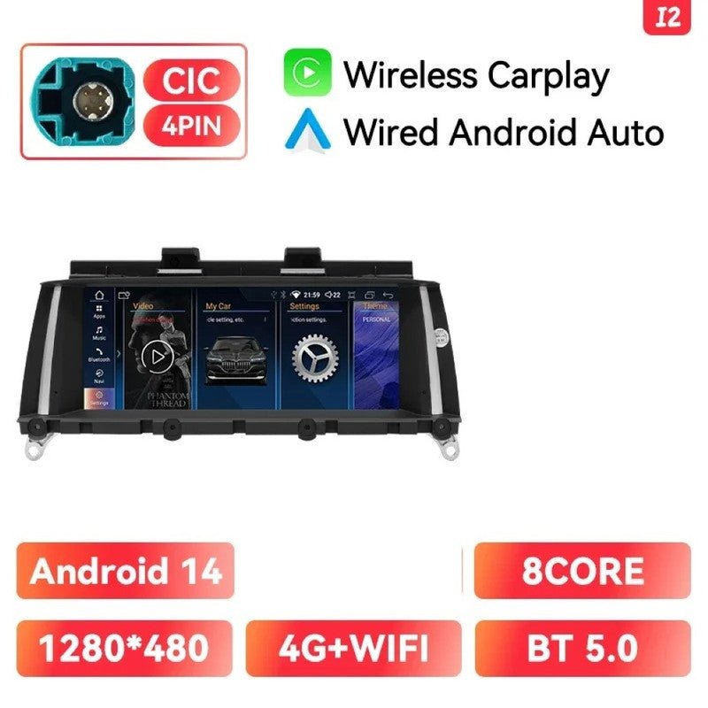 Car Craft Compatible With Bmw X3 X4 F25 F26 2010-2017 Android Multimedia Infotainment Touchscreen Dvd Player Wireless Carplay Android Auto 4gb +64gb 8.8 Inch Cic