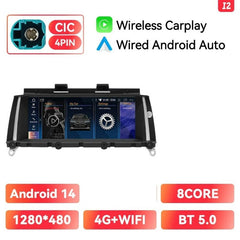 Car Craft Compatible With Bmw X3 X4 F25 F26 2010-2017 Android Multimedia Infotainment Touchscreen Dvd Player Wireless Carplay Android Auto 4gb +64gb 8.8 Inch Cic CC-7313