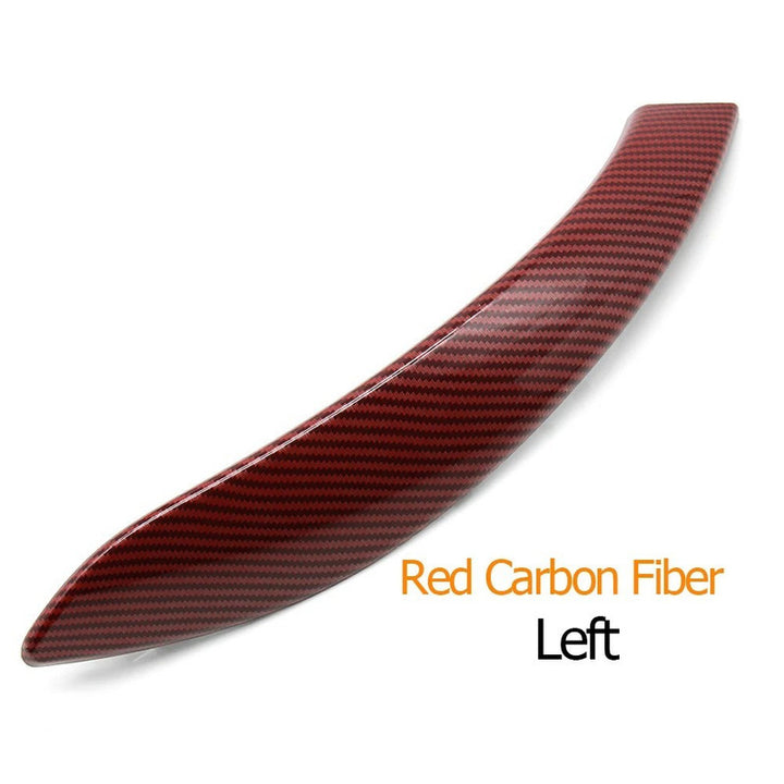 Car Craft Compatible With Bmw 3 Series F30 2012-2018 3 Series Gt F34 2012-2018 4 Series F36 F32 F33 F80 F82 F83 Interior Car Door Pull Handle Outer Cover Trim Panel 51417275487l Red Carbon Fiber Left CC-7839 - CAR CRAFT INDIA