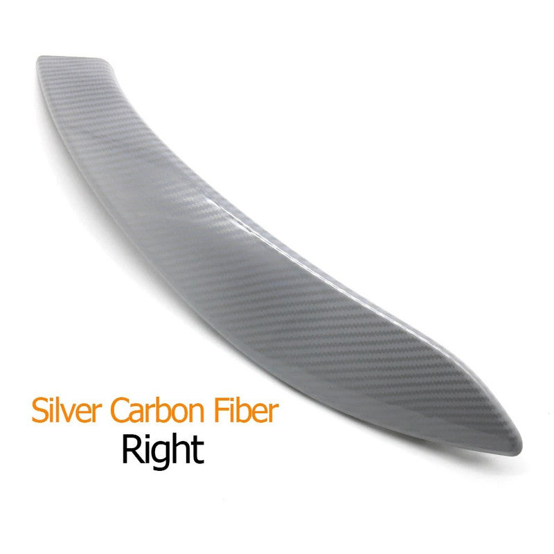 Car Craft Compatible With Bmw 3 Series F30 2012-2018 3 Series Gt F34 2012-2018 4 Series F36 F32 F33 F80 F82 F83 Interior Door Pull Handle Outer Cover Trim Panel 51417275488r Silver Carbon Fiber Right CC-7842 - CAR CRAFT INDIA