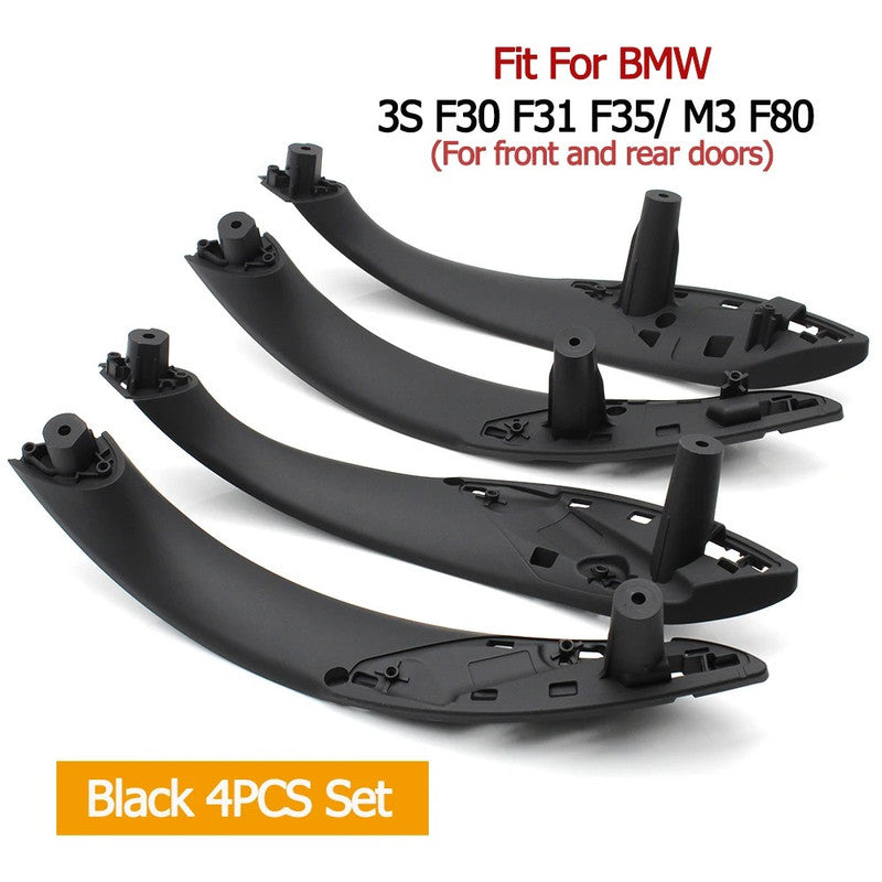 Car Craft Compatible With Bmw 3 Series F30 F80 2012-2018 Car Interior Door Armrest Inside Pull Handle Single Inner Handle Set 7279311lf 7279312rf 7281465lb 7281466rb Black CC-7908 - CAR CRAFT INDIA
