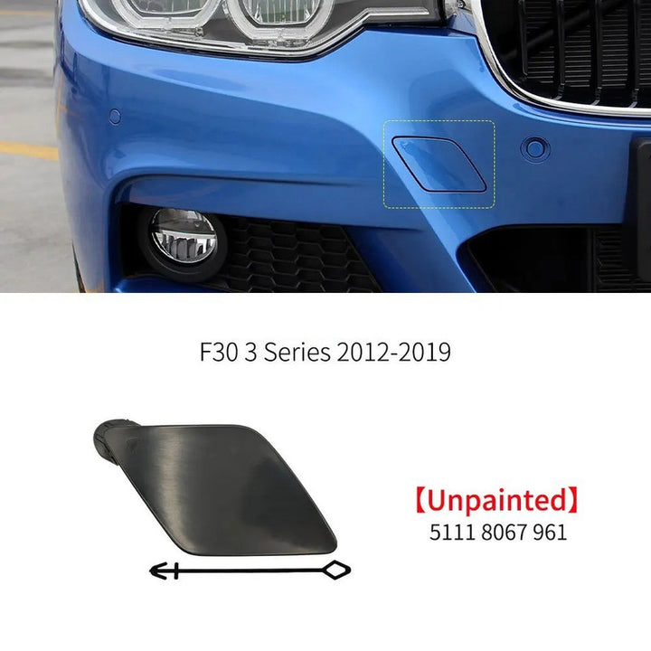 Car Craft Compatible With Bmw 3 Series F30 2012-2019 M Sport M Tech Front Bumper Tow Hook Towing Tochan Trailer Cover 51118067961 Unpainted - CAR CRAFT INDIA