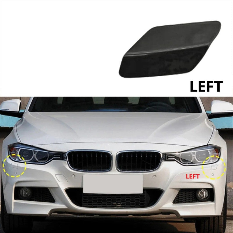 Car Craft Compatible With Bmw 3 Series F30 2012-2019 M Sport M Tech Front Bumper Headlight Washer Spray Nozzle Cover 51118067969 Left - CAR CRAFT INDIA
