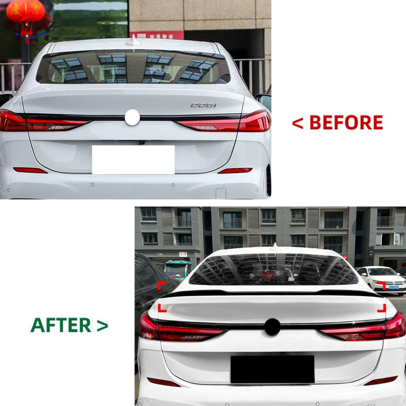 Car Craft Compatible With Bmw 2 Series F44 2020-2024 Rear Trunk Boot Wing Lip Mid Spoiler M Sports M Performenece Style Zst-872 Gb Glossy Black Bm-066