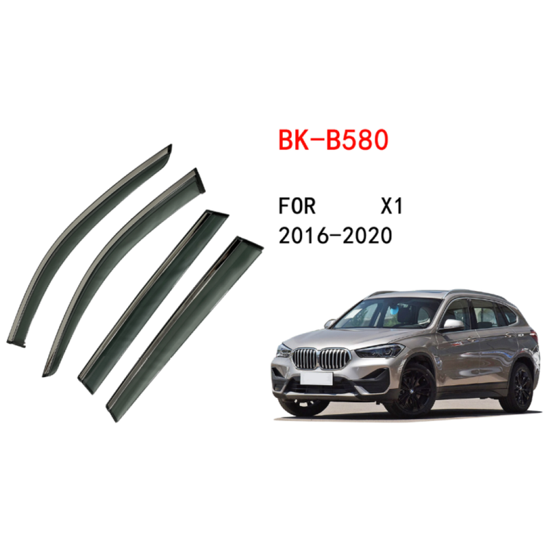 Car Craft Compatible With Bmw X1 Li F48 2016-2020 Rain Shine Side Window Wind Deflectors Rain Sun Guard Door Visor Doorvisor Deflector Visor Shades Ventvisor Strip CC-7669 - CAR CRAFT INDIA