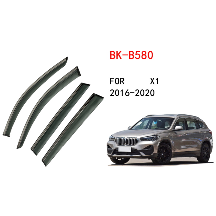 Car Craft Compatible With Bmw X1 Li F48 2016-2020 Rain Shine Side Window Wind Deflectors Rain Sun Guard Door Visor Doorvisor Deflector Visor Shades Ventvisor Strip CC-7669 - CAR CRAFT INDIA