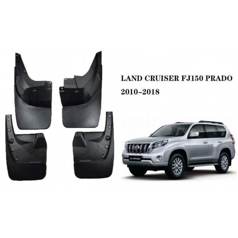 Car Craft Compatible With Toyota Prado Fj150 2010-2018 Car Tyre Mudflaps Mud Flap Mud Guard Fender Splash Guard To3032 CC-7328 - CAR CRAFT INDIA
