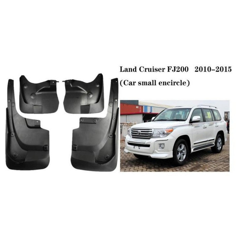 Car Craft Compatible With Toyota Land Cruiser Fj Lc200 2010-2015 Small Encircle Car Tyre Mudflaps Mud Flap Mud Guard Fender Splash Guard To3061 CC-7326 - CAR CRAFT INDIA
