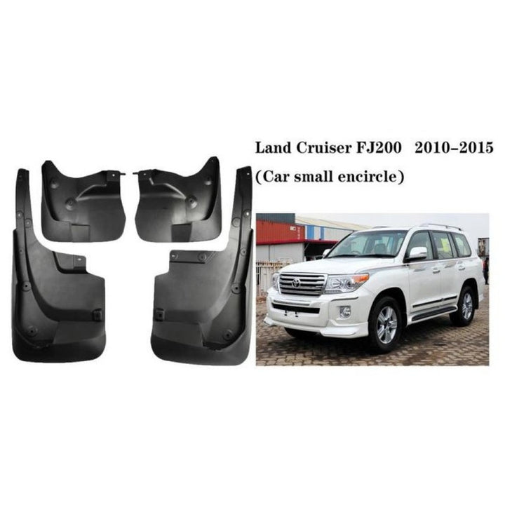 Car Craft Compatible With Toyota Land Cruiser Fj Lc200 2010-2015 Small Encircle Car Tyre Mudflaps Mud Flap Mud Guard Fender Splash Guard To3061 CC-7326 - CAR CRAFT INDIA